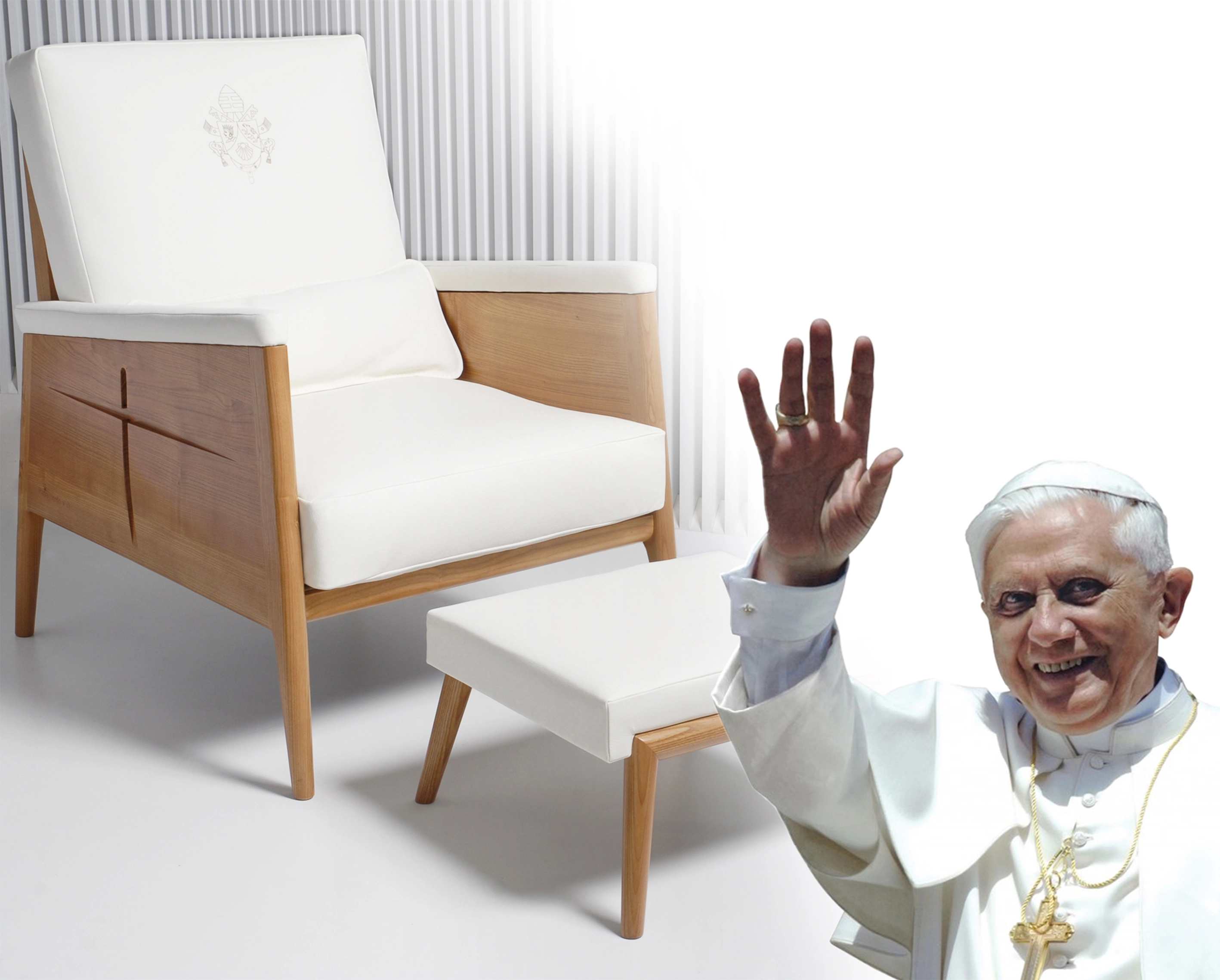 Resting Chair of Pope Benedict XVI
