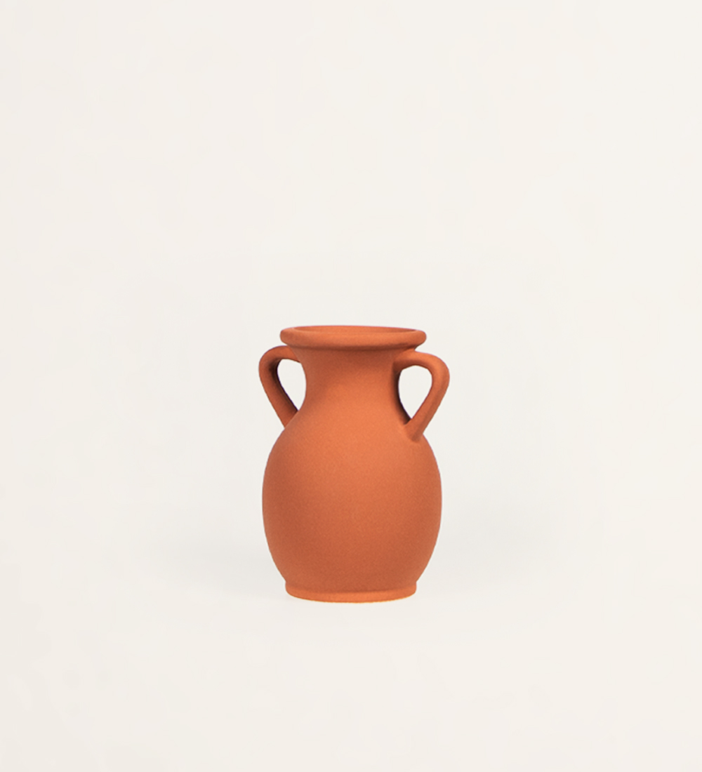 Vase en céramique terre cuite 