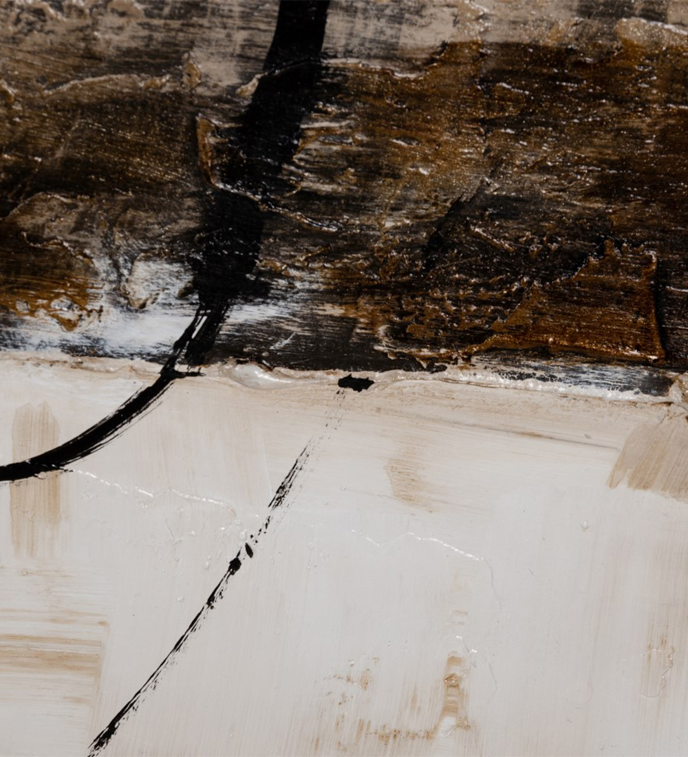 Pintura abstracta de madera de pino