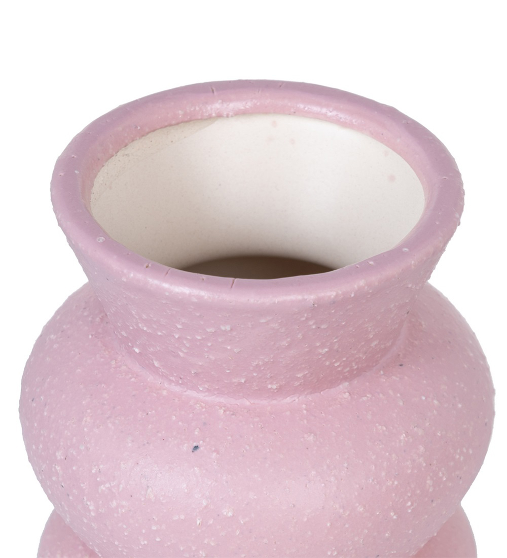 Jarra de cerâmica em rosa