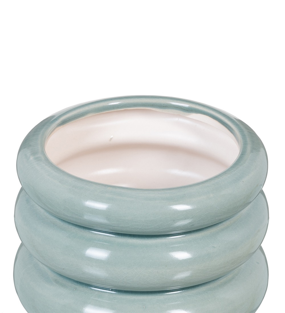 Ceramic vase in blue