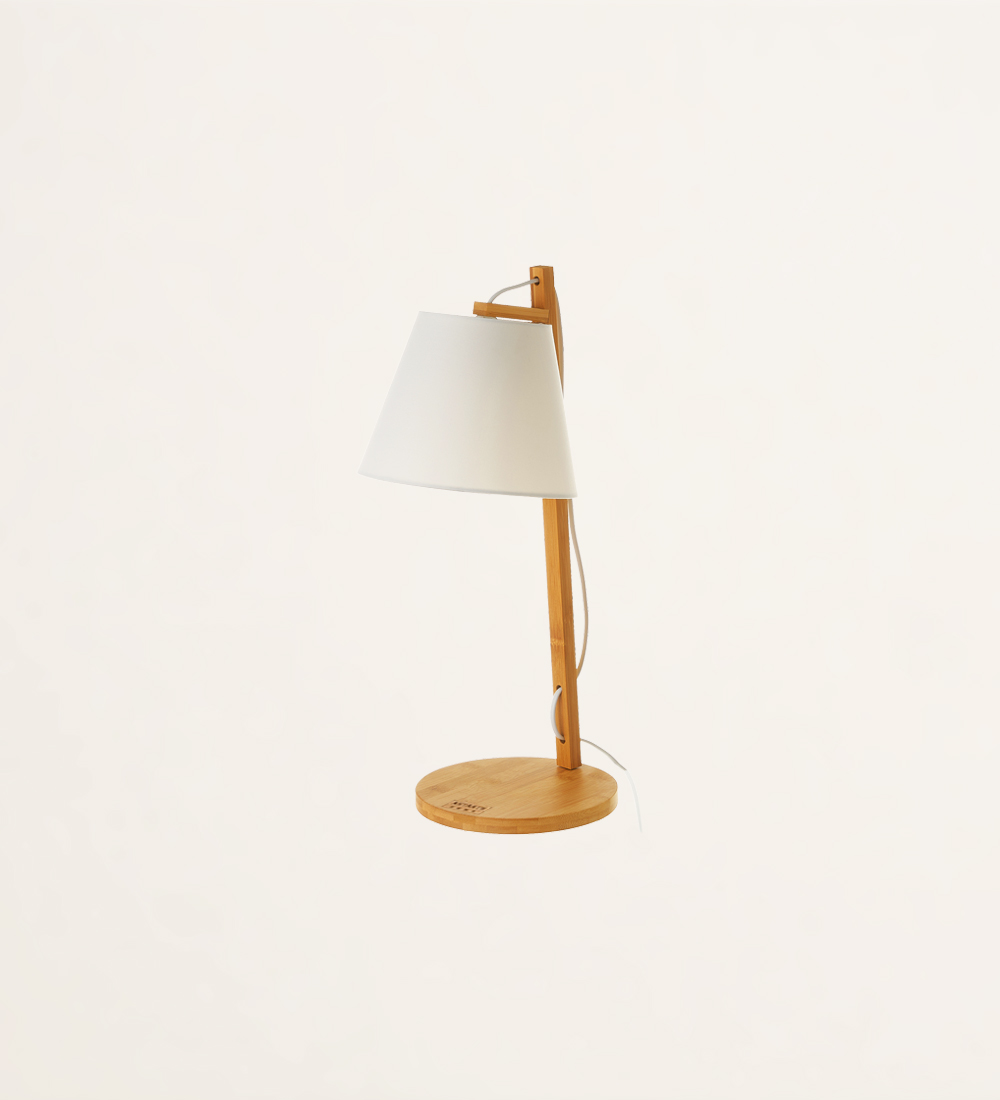 Lampe de table en bambou 