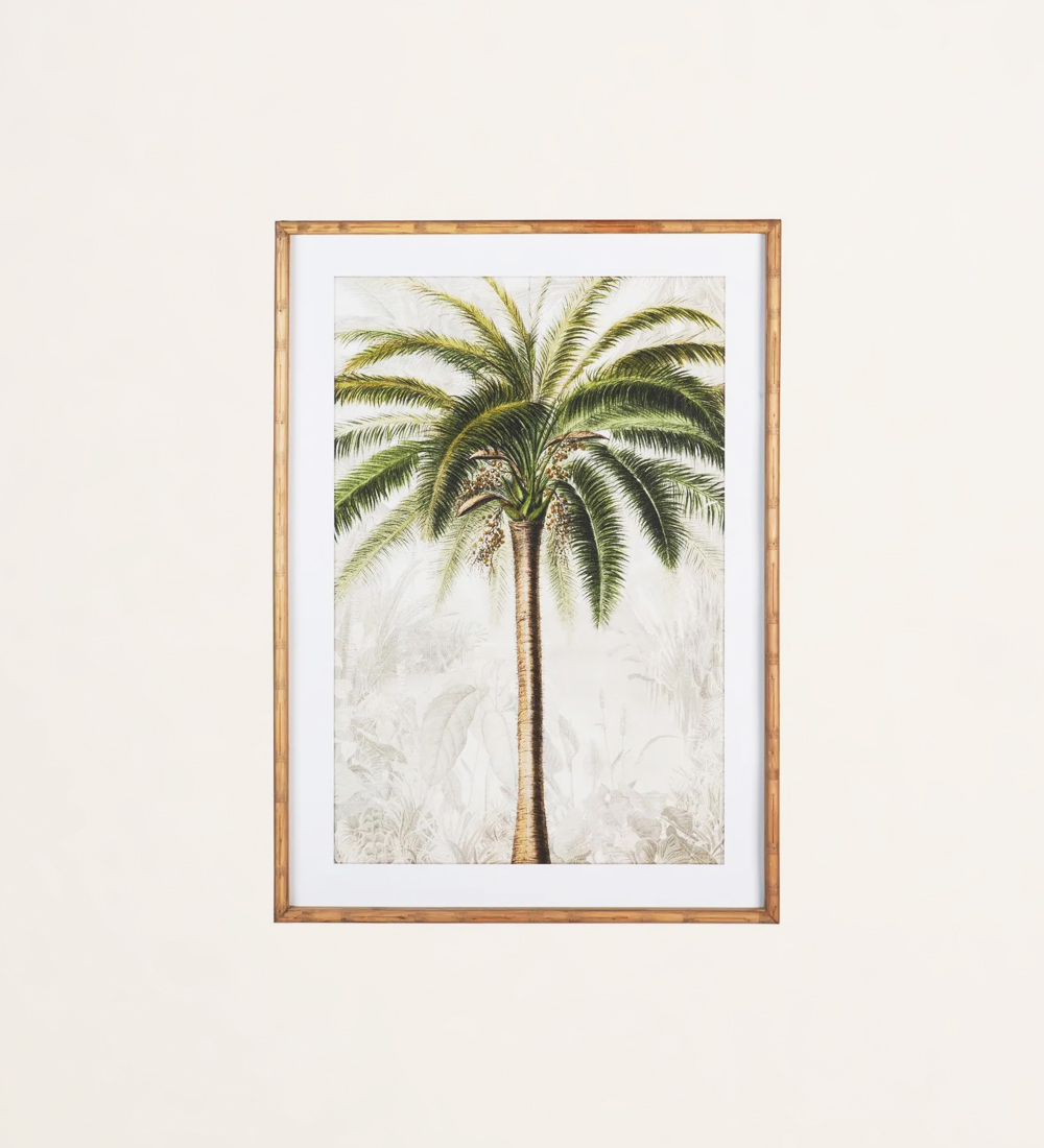 Palm tree inspiration frame