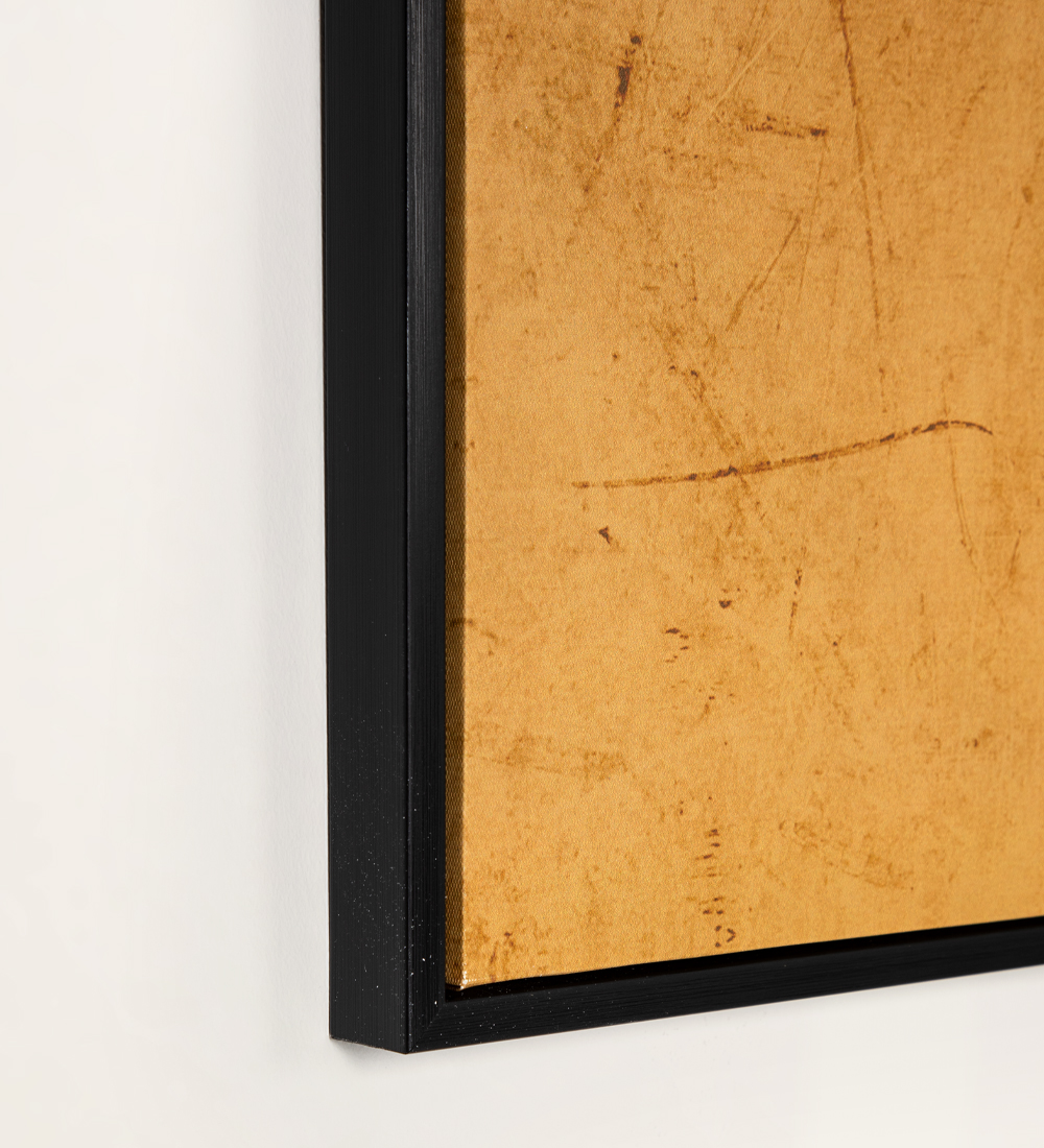 Print painting in frame