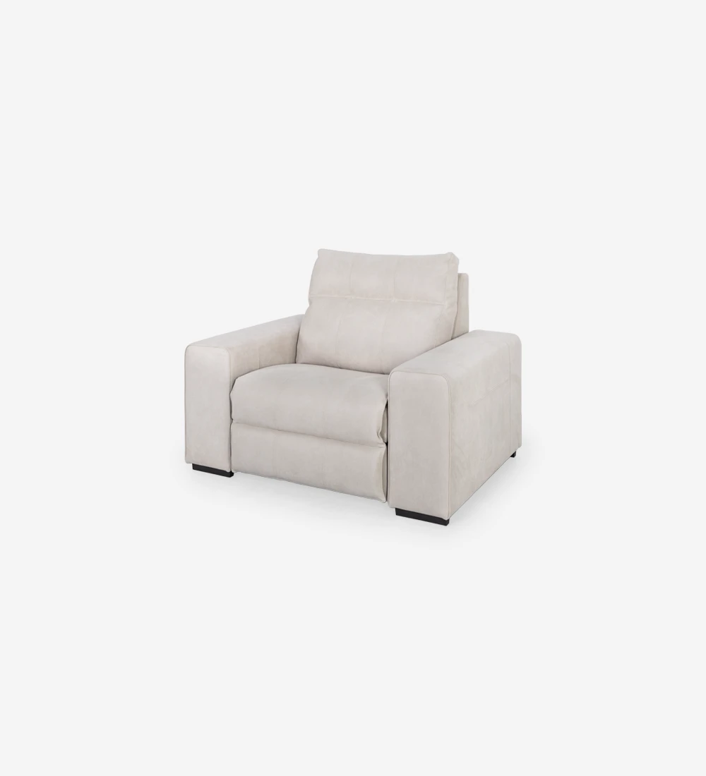 Maple upholstered in fabric, with relax system.