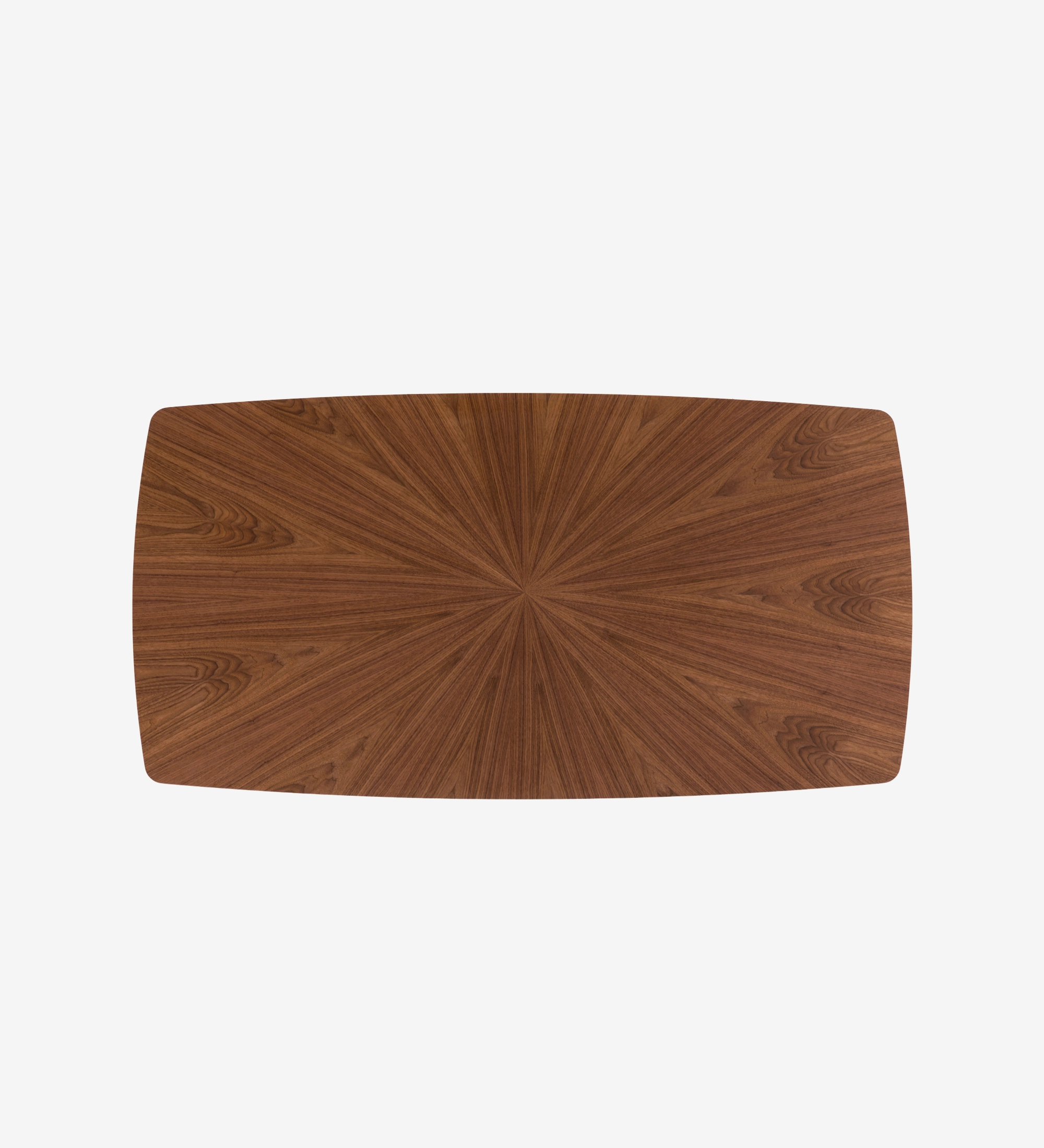 Mesa de jantar Paris retangular 180 x 100 cm, em nogueira natural.