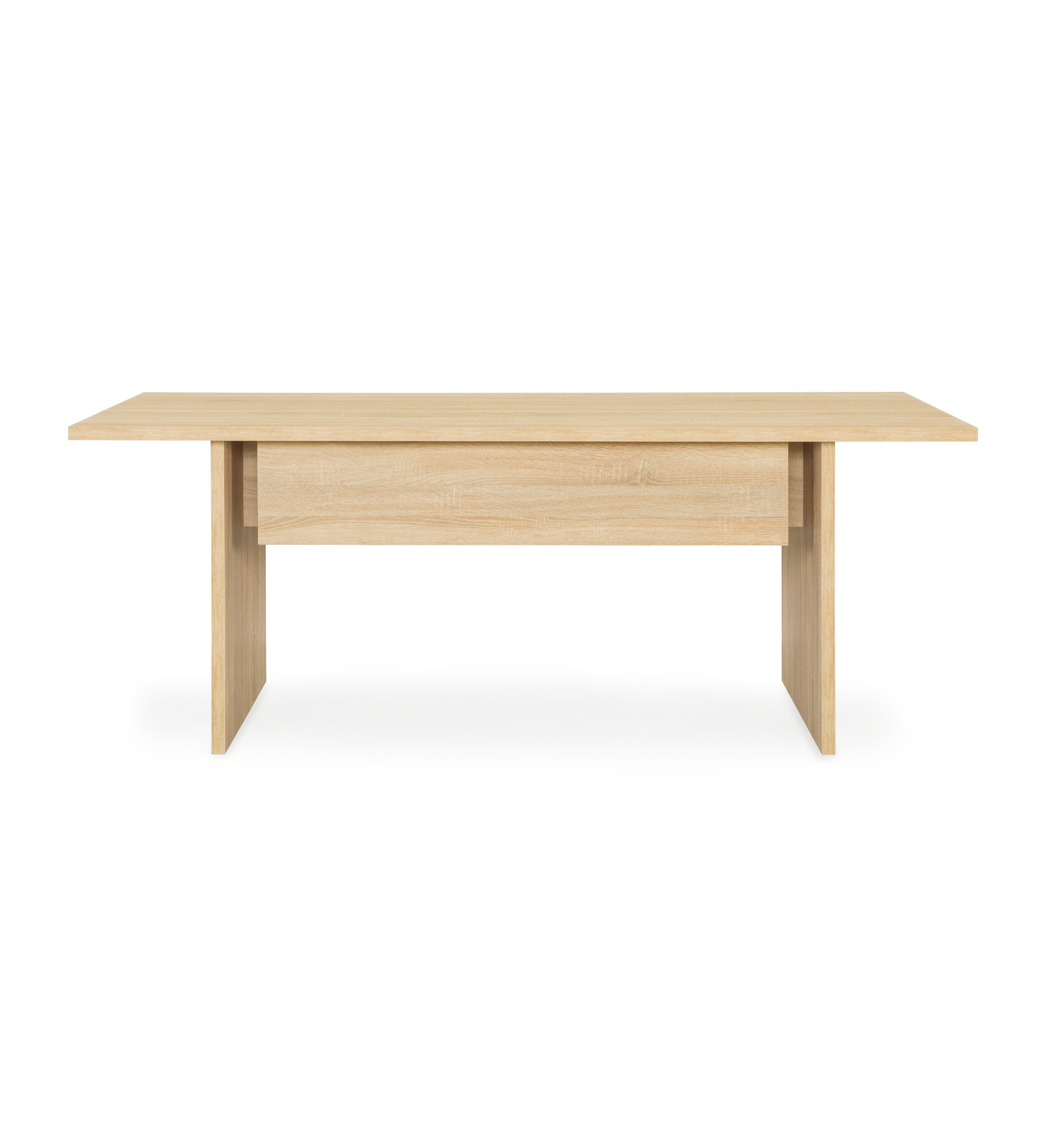 Desk in natural oak