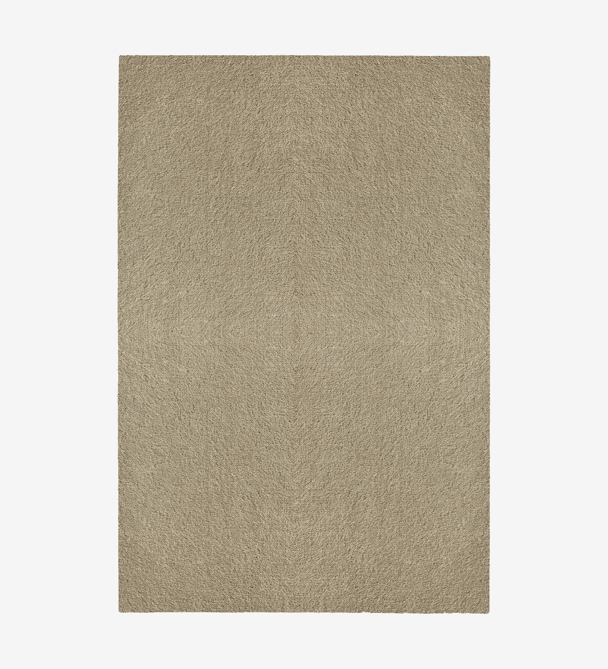 Tapete IMPRESSION 39 bege retangular de pelo alto