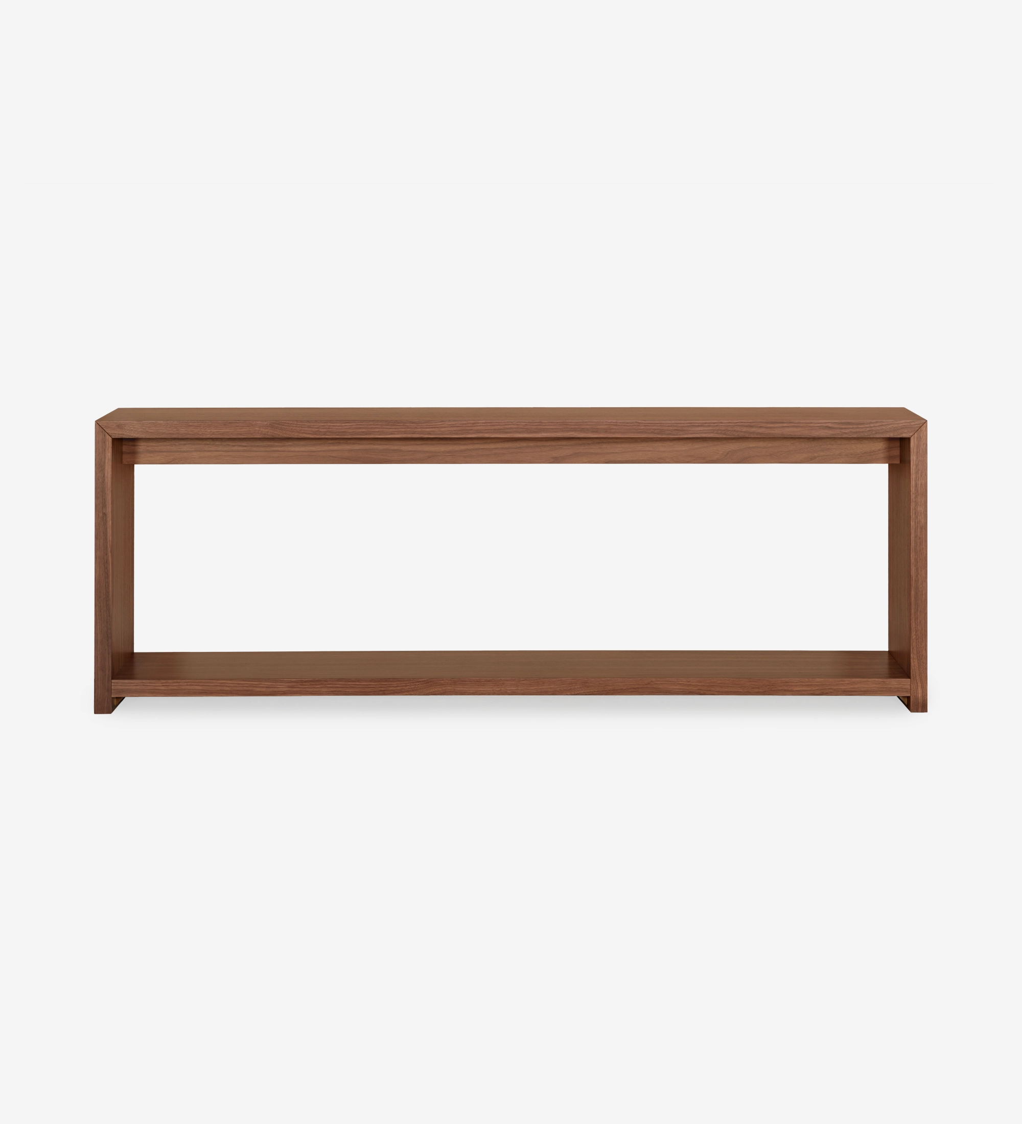Console in natural walnut