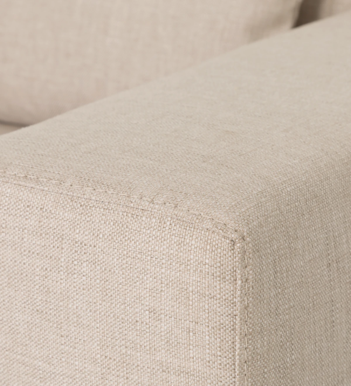 Maple upholstered in fabric.