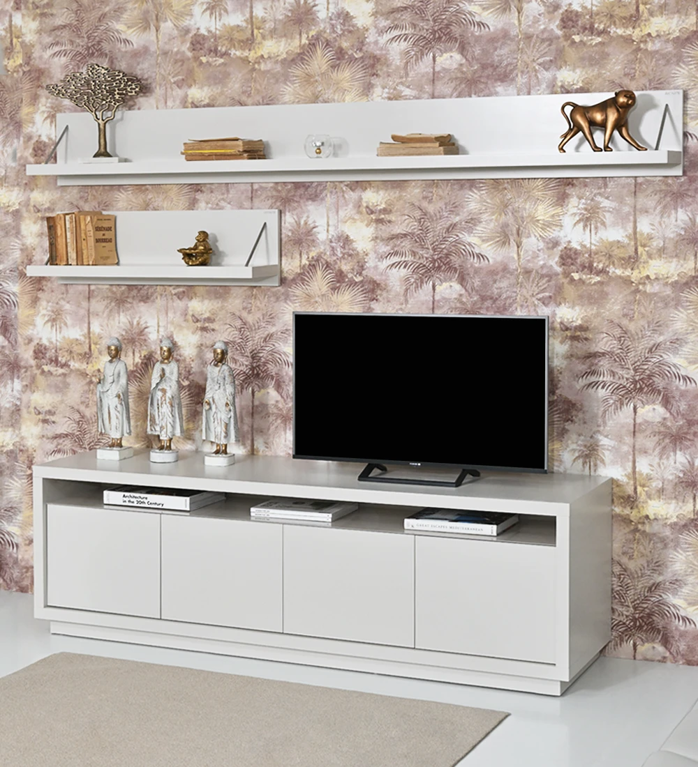 Pearl lacquered TV Stand