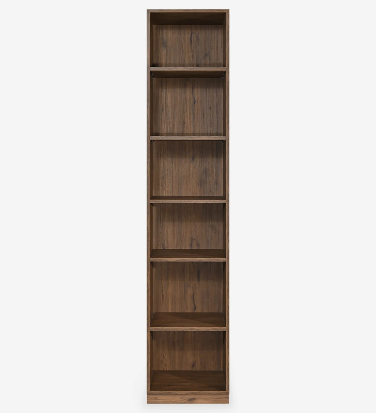 Librería alta de roble envejecido, con estantes extraíbles.