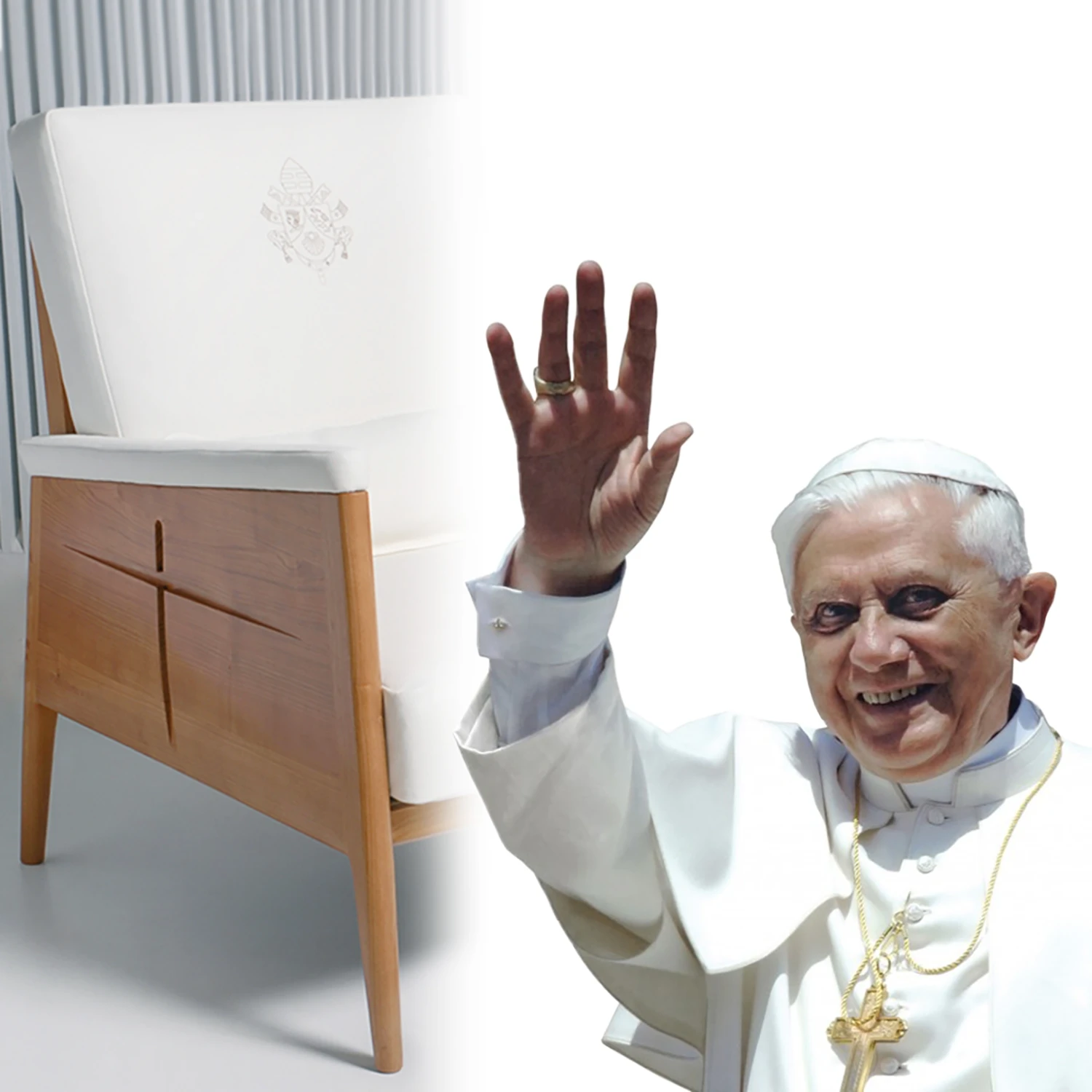Cadeirão Papa Bento XVI