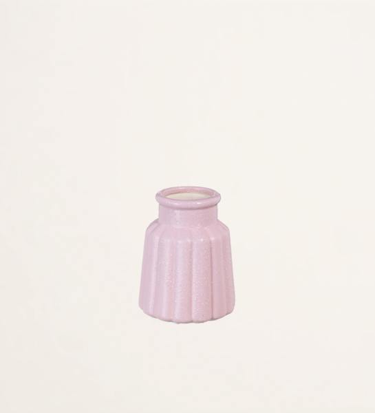 Vase en céramique mauve
