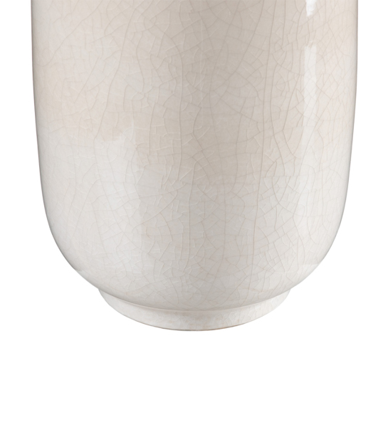 Ceramic vase in beige