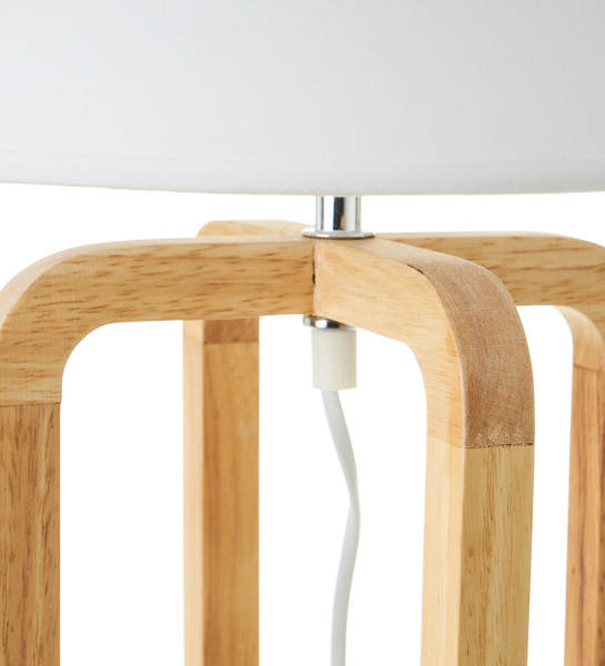 Wooden table lamp 