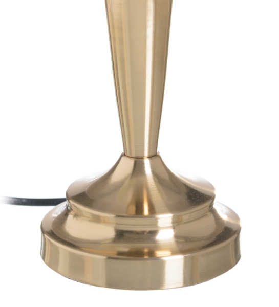 Gold metal table lamp