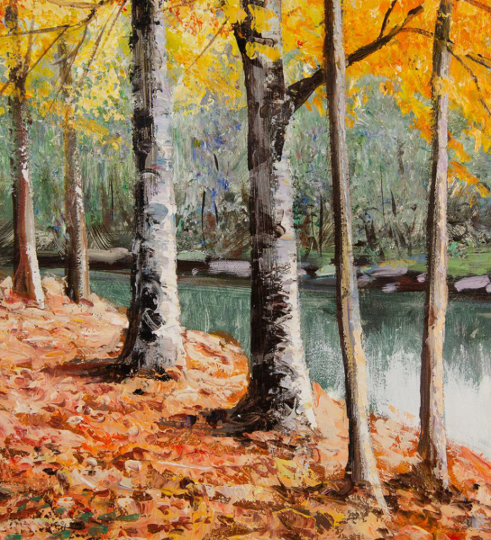 Autumn landscape inspiration canvas