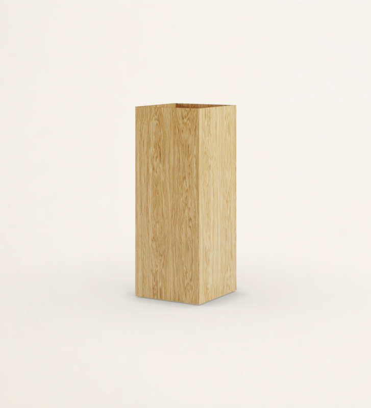 Natural oak Flower Box