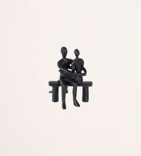 607764  escultura casal antarte home decoração antarte home antarte home sala de estar 