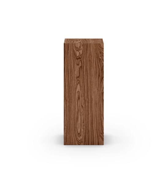 Pedestal em nogueira