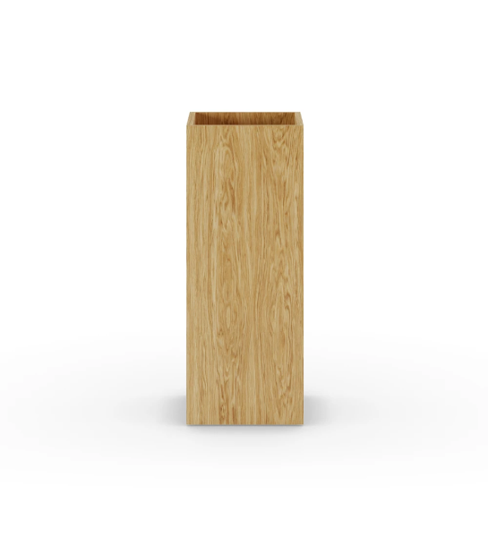 Suporte para vasos em carvalho natural