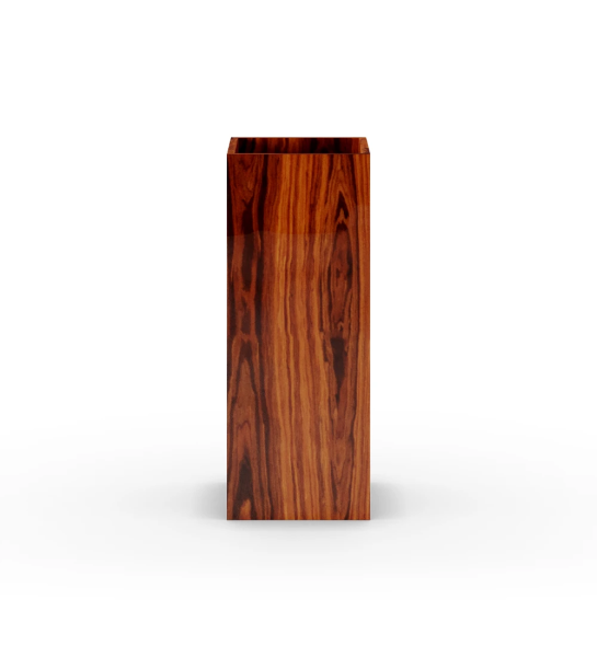 Support pour vases en palissandre brillance