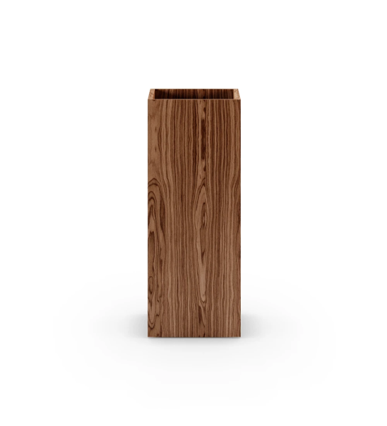 Suporte para vasos em nogueira