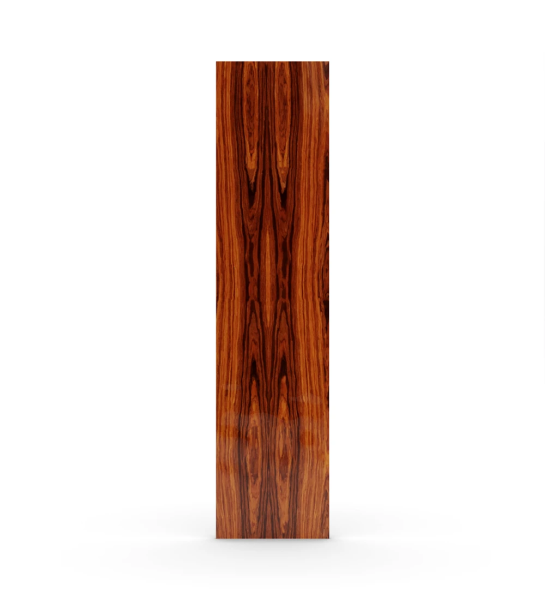 Panel decorativo en palissandro alto brillo