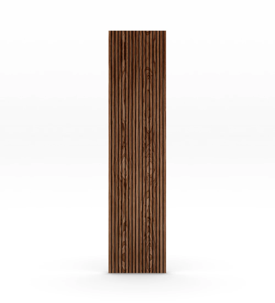 Panel decorativo con frisos en nogal