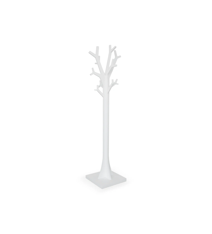 Cintre d'arbre laqué blanche
