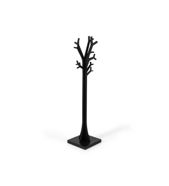 Percha Árbol lacada en negro