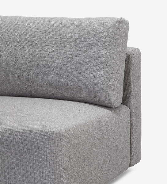 Paris Maple upholstered in gray fabric, 80 cm.