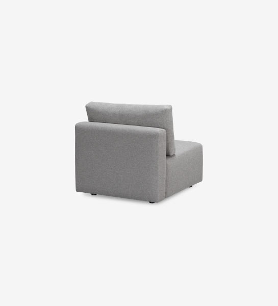 Paris Maple upholstered in gray fabric, 80 cm.