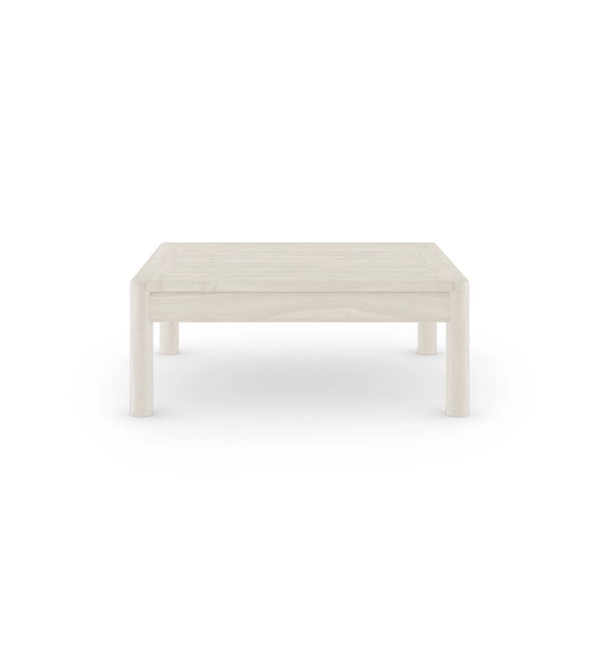 Mesa de centro quadrada lacado pérola