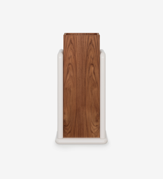 Natural Walnut + Pearl Lacquered