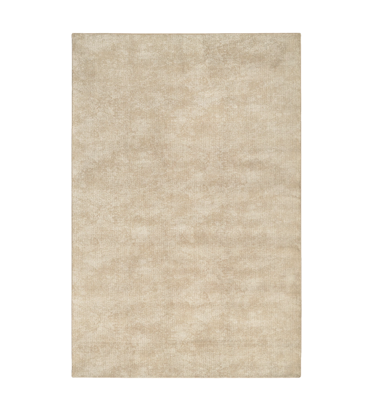 Rug with a pattern in beige tones, folded edge finish + 6mm feltex backing.