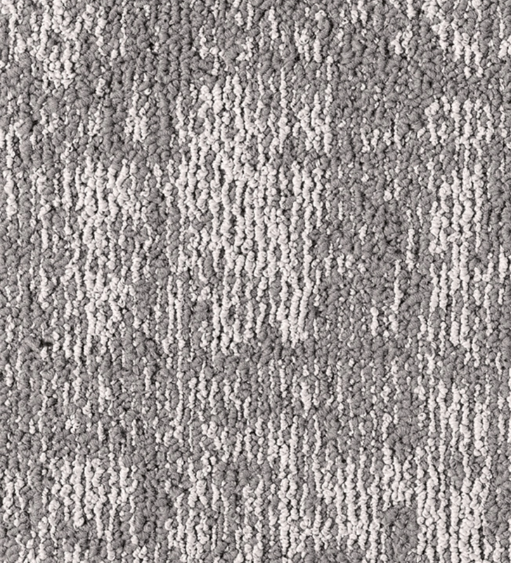 Grey rug with twist texture, Line finish.
