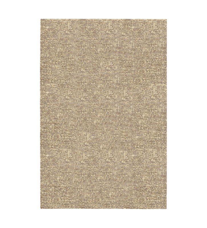 Flat weave rug in toffee tones, Line finish.