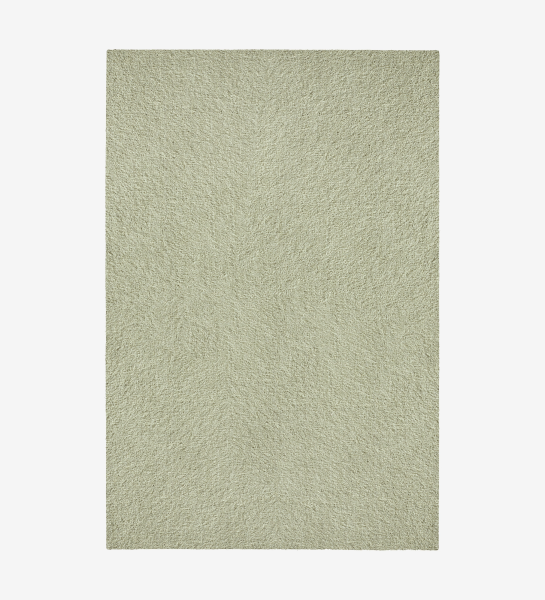 Tapete IMPRESSION 29 retangular felpudo verde claro visto de cima