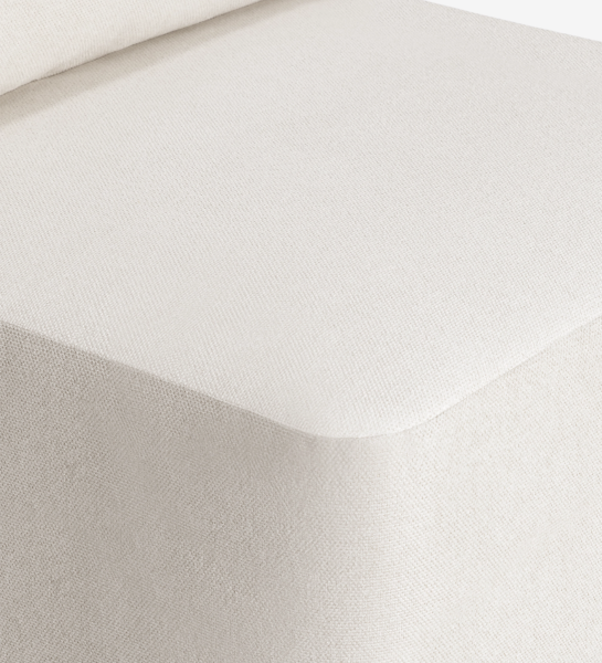 Maple Paris recouvert en tissu perle, 80 cm.