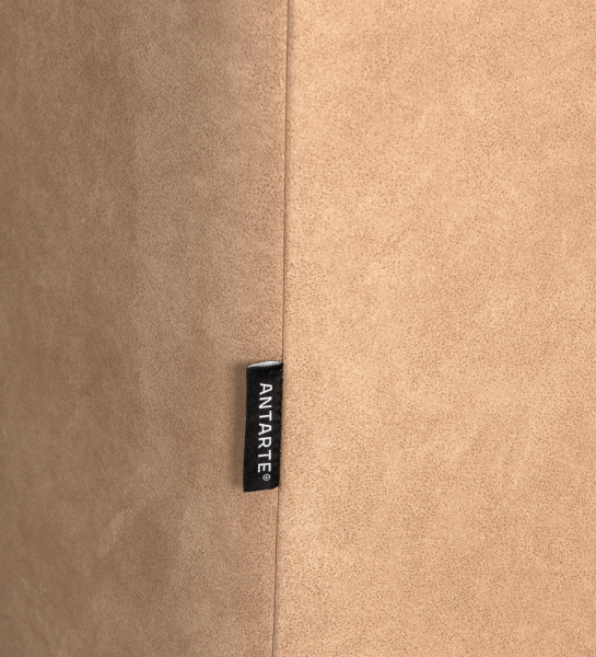 Paris 2-seater sofa with one armrest, upholstered in camel fabric, 187 cm.