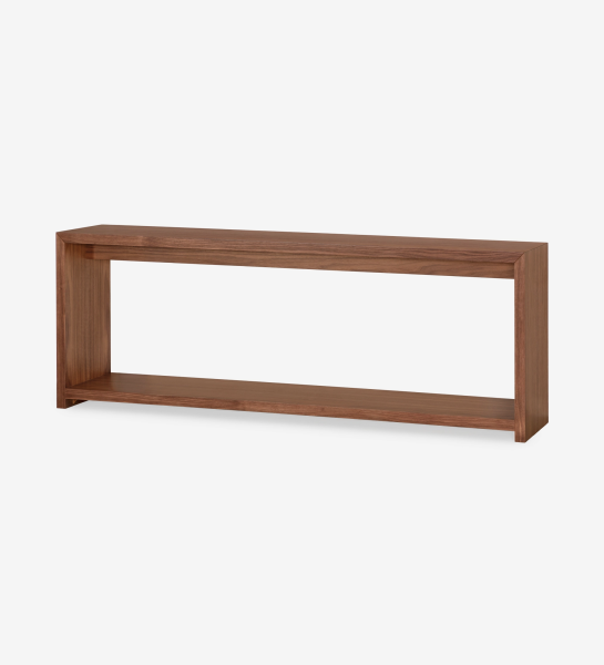 Console in natural walnut