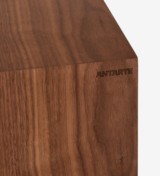 Console in natural walnut