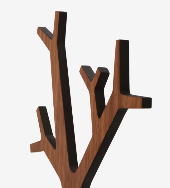 Simple Tree Hanger wooden wall hanger shaped like stylized tree branch