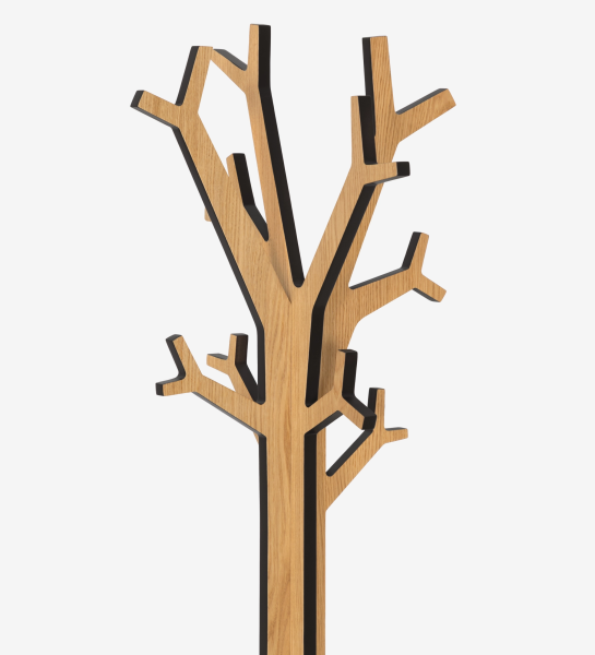 Cintre d’arbre en bois clair formé de branches stylisées