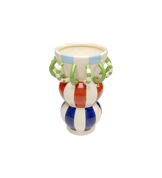 Vase en porcelaine peint à la main.