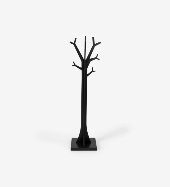 Tree hanger in black lacquered