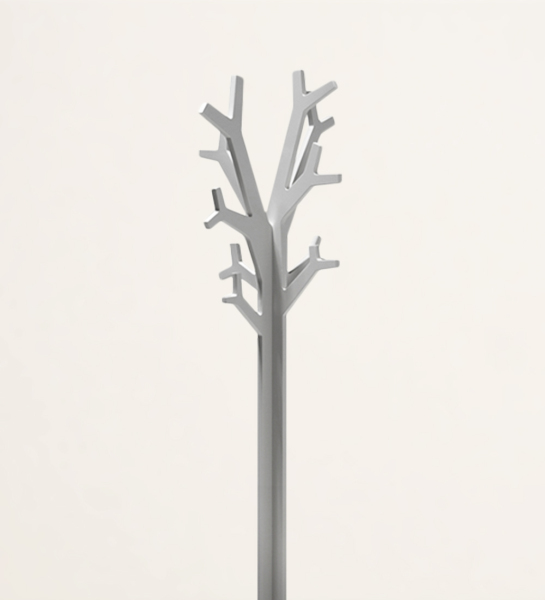 Tree hanger light grey lacquered 