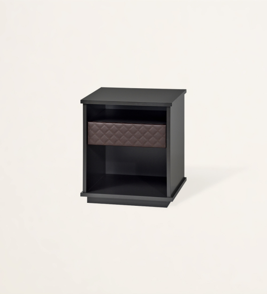 Black Lacquered + Chanel Fabric